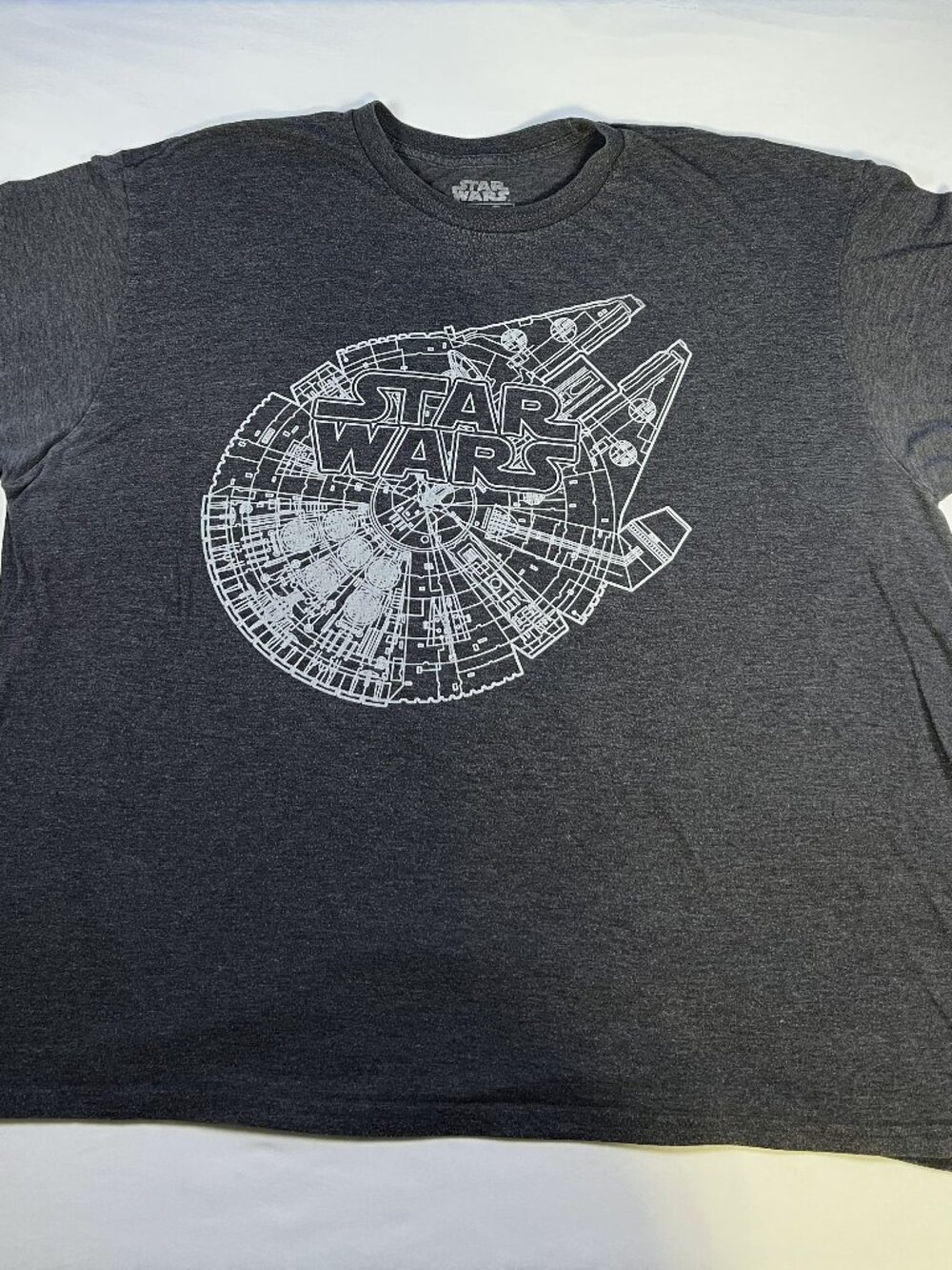 Star Wars Millennium Falcon Grey Men’s T-Shirt Size 2XL